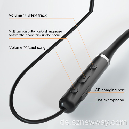 Lenovo XE05 Wireless Neckband Kopfhörer Kopfhörer Ohrhörer